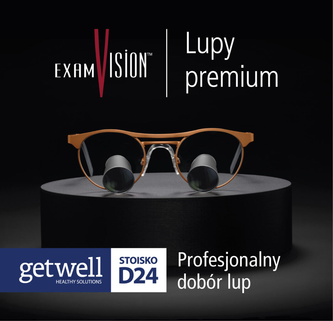 Lupy ExamVision Krakdent 2025 stoisko D24 Getwell